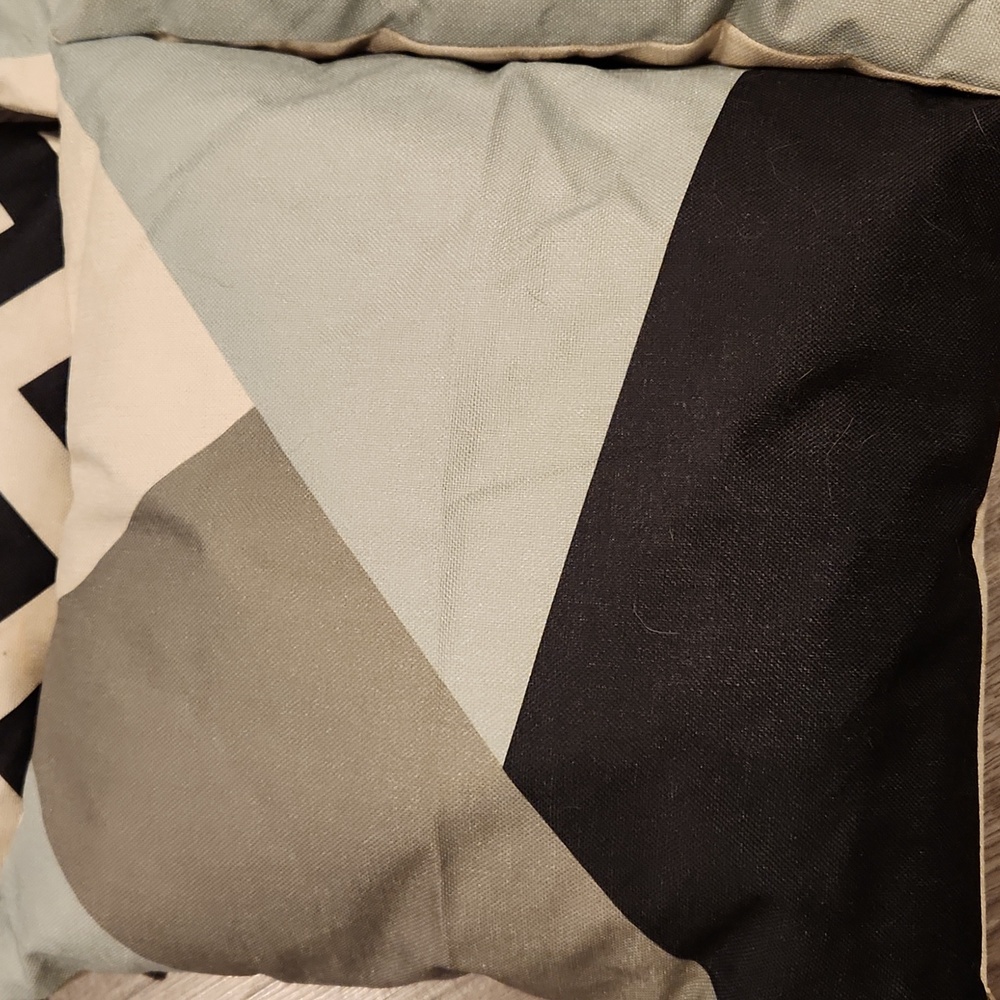 Geometric Love Throw Pillow Covers (Inserts Not Included) - Picture 5 of 6